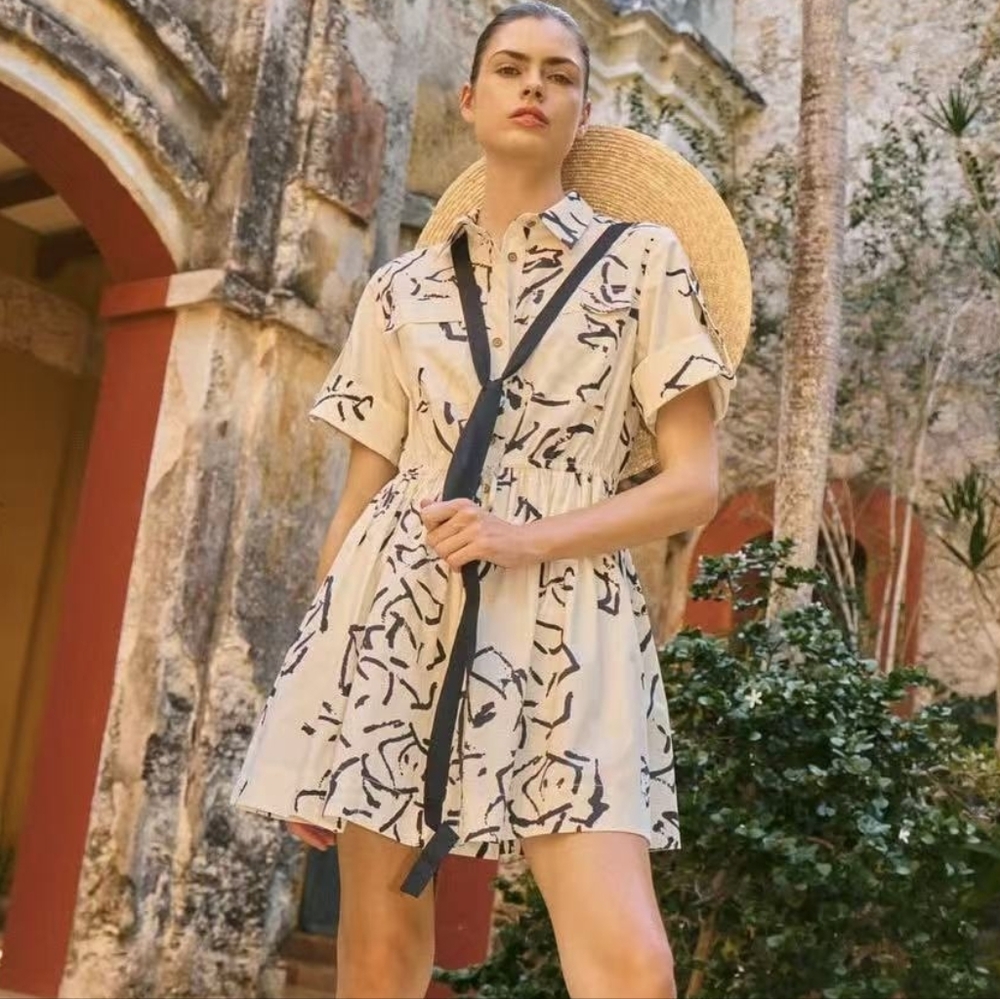 Hunter Bell Peyton Dress Onyx Amaryllis
